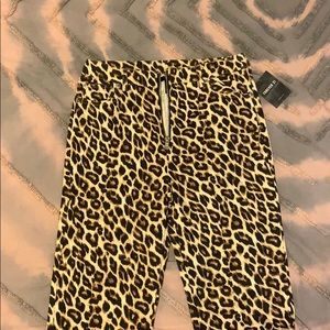 Fun leopard print jeans